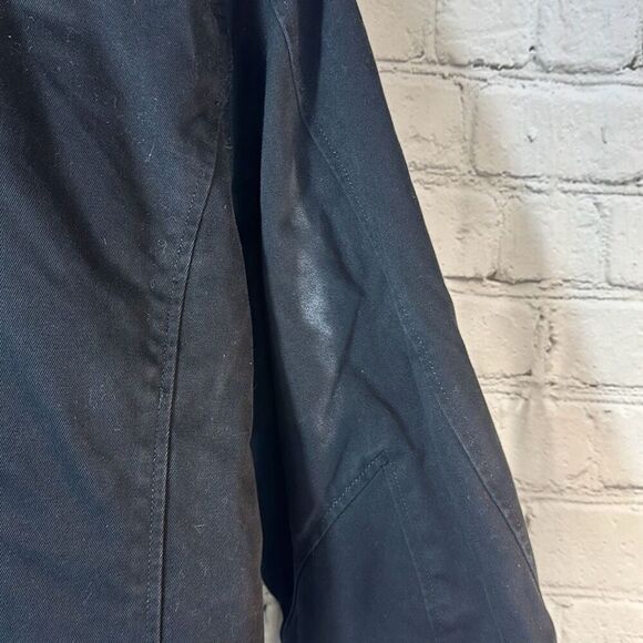 G Star Raw Raw Correct Mens Black Denim Jacket Trench Coat size L Large Cotton - Picture 9 of 15